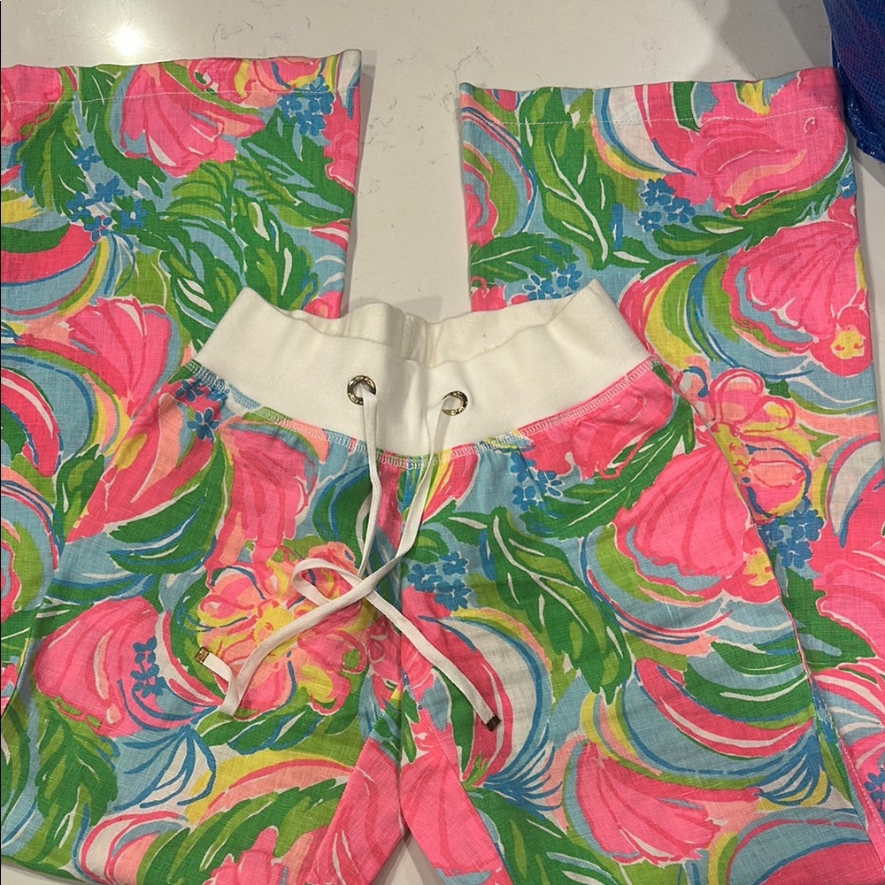 Colorful Floral beach Pants